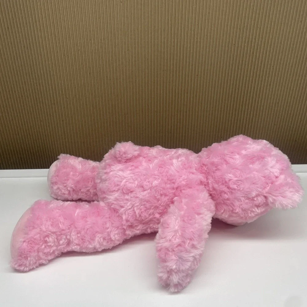 Build-A-Bear Pink Teddy Bear Plush Stuffed Animal Toy Heart Nose